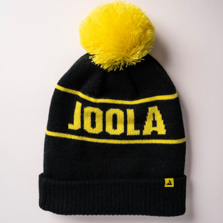 Striped Pom Pom Beanie