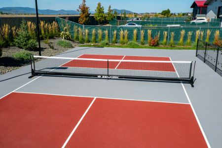Semi-Permanent Pro Pickleball Net