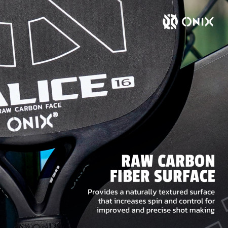 Onix Malice Open Throat Raw Carbon 16mm
